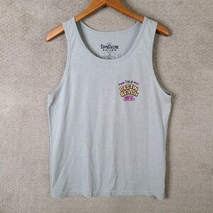 Sunshine Raised Shirt Women M Gray Tank Top Destin Beach Girl Sea Turtles Summer